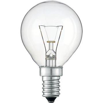 Gömb Izzó 60W E14 230V P45 CL 